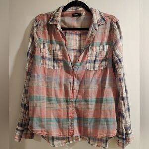BDG Urban Outfitters Multicolor Plaid Shirt
